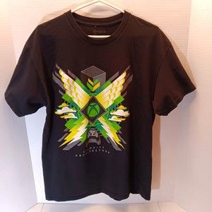 Xbox Series X Velocity Architecture Shirt Black with Graphic Logo Men Size Large